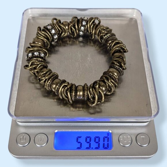 (2/$20) Lia Sophia Cut Crystal Stretch Bracelet - Picture 5 of 5